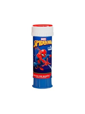 Bolha de Sabão com Jogo Spider-Man Frasco 60ml Atóxica e Segura para Crianças