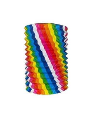 LANTERNA COLORIDA JUNINA 24X15CM UN. POPPER