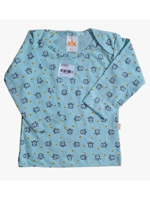 CAMISETA MANGA LONGA ESTAMPADA UN. PALMINHA CONFECCOES