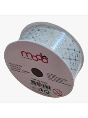 FITA PARA LACO SINTETICA POLIESTER 2,5CMX1,8M UN. MADO