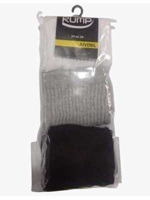 MEIA JUVENIL 3PCS UN. RUMP