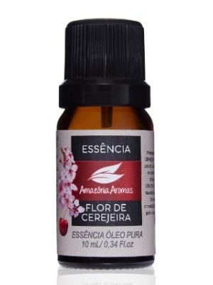 ESSENCIA OLEOSA AMAZONIA AROMAS 10ML FLOR DE CEREJEIRA UN.