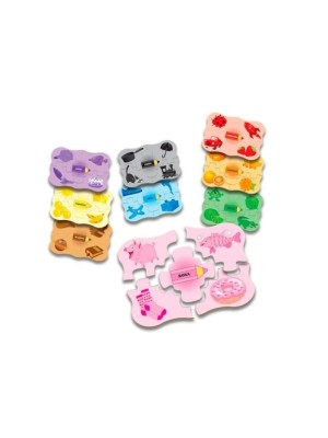 QUEBRA CABECA C/9 JOGOS CONHECENDO AS CORES UN. TOIA