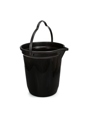 BALDE 12L PRETO C/ BICO UN.