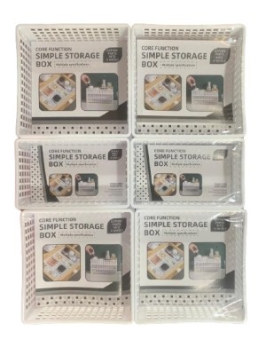 CESTO ORGANIZADOR MULTIUSO 9PCS UN. TOP RIO