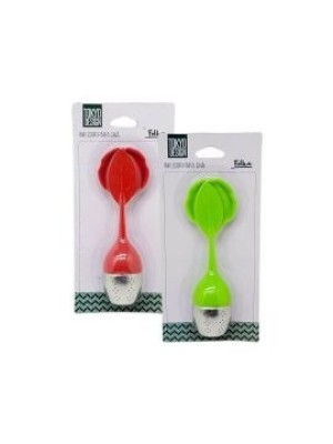 INFUSOR PARA CHA 5X15,4CM EM AÇO INOX E POLICLORETO DE VINILA UN. MULTIART