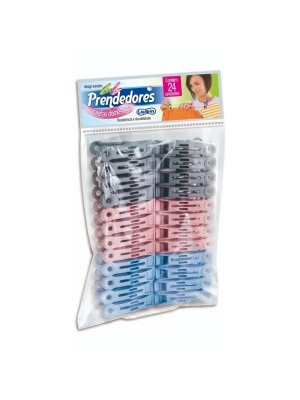 PRENDEDORES LIG BRINK C/24PCS UN.