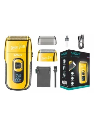 MAQUINA DEPILADORA C/ LAMINAS DUPLAS ACO DISPLAY LED CARREGAMENTO USB BATERIA DE LITIO 1400MAH UN. BEG