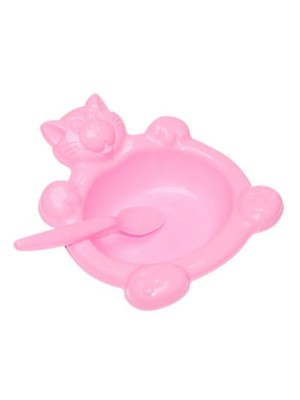 PRATO DE BEBE 250ML ROSA UN.