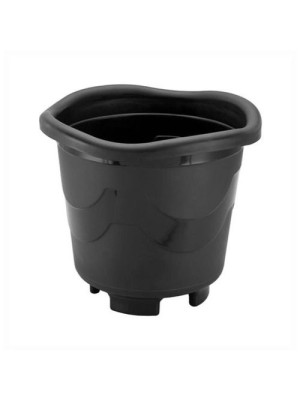 VASO REDONDO PRETO GG 16L 38X33,5CM UN.