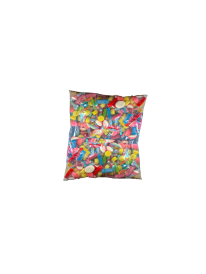 Bala Regaliz Mix Sortido 700g – Regaliz Colorido Ácido e Recheado para Festas, Lembrancinhas e Revenda