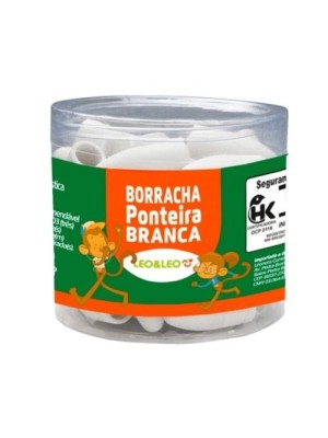 BORRACHA PONTEIRA BRANCA POTE C/48 PCS UN.