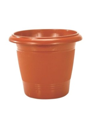 VASO REDONDO COR CERAMICA 15L DE PLASTICO UN.
