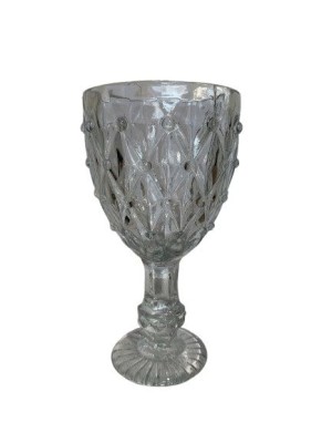 TACA DE VIDRO TIFFANY 185ML CONJ C/6PCS UN.