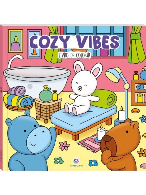 Livro Cozy Vibes Para Colorir