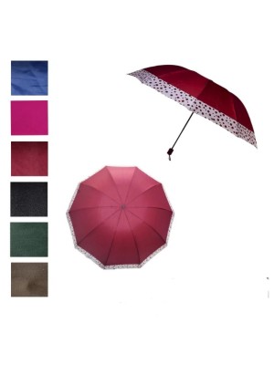 Guarda Chuva Grande Reforçado Contra Vento Hastes Telescopicas