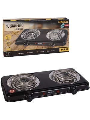 FOGAREIRO ELETRICO 2000W 220V 2BOCAS 50/60HZ