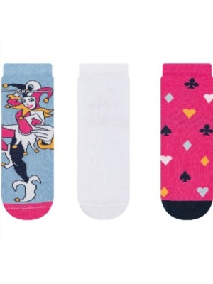 MEIA SOQUETE INFANTIL 3PARES 23-26 UN.