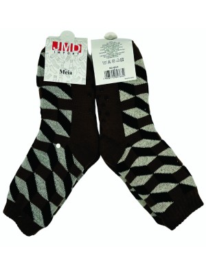 MEIA MASCULINA DE POLIESTER 40-45 UN.