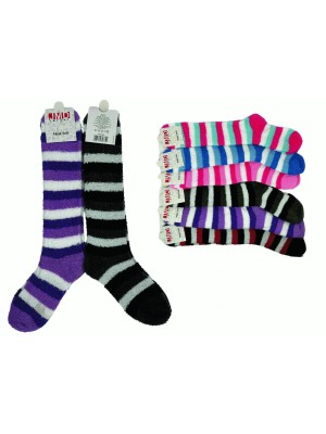 MEIA SOFT PELUCIA CANO LONGO UNISSEX DE POLIESTER 36-41 UN.