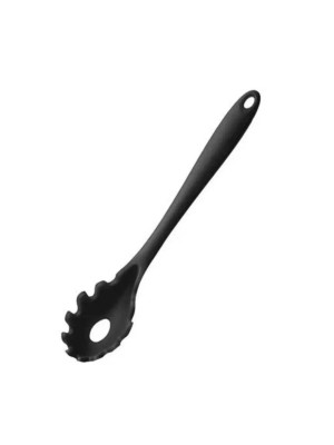 PEGADOR DE MASSA DE SILICONE 28CM PRETO UN. 