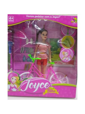 BONECA JOYCE BIKE 25X28CM UN.