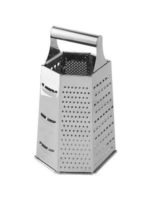 RALADOR 6 FACES 20CM INOX UN.