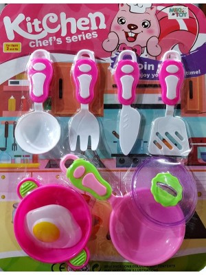 Kit Chef de Cozinha Infantil Brinquedo Restaurante