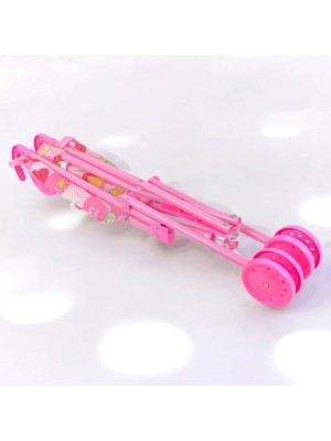 Carrinho De Boneca Feminino Infantil Divertido Resistente Rosa Crianças