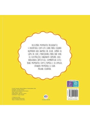 Livro Comfy & cozy books Jungle Buddies - Livro de Colorir