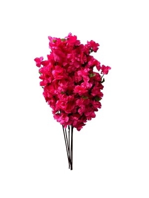 Galho Haste Cerejeira Artificial 98cm Ramo De Flores Decorativas