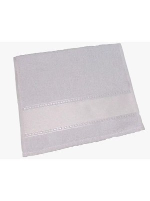 Toalha De Lavabo 45x29cm Social Escolar Boca Felpa Branco