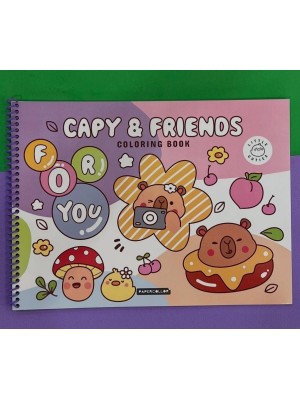 Livro De Colorir Capa Maleavel & Friends 20 Paginas