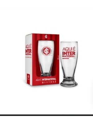 Copo Cerveja Chopp Munich Presente Futebol Times 200ml Cor Inter