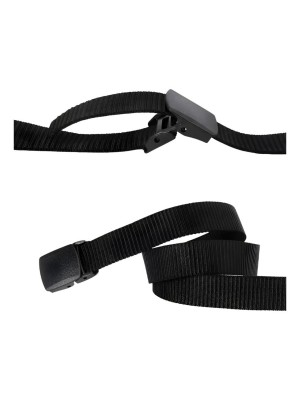Cinto Masculino De Naylon 120cm Fivela Catraca Regulavel Cor Preto 