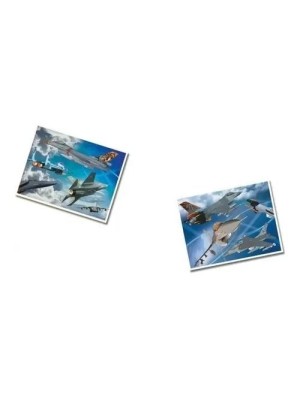 Jogo Quebra Cabeça Infantil Aviões 2 Em 1 Puzzle 200 Peças 