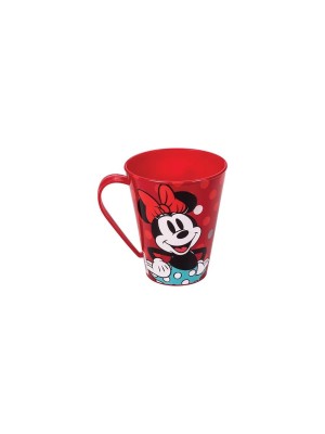 Caneca Minnie 360ml Plasútil – Produto Oficial Disney, Plástico Resistente e Livre de BPA