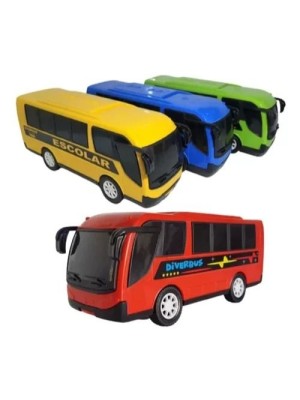 Ônibus Infantil Diverbus Diverplas Brinquedo Educativo em Plástico Resistente