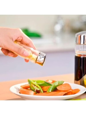 Galheteiro de Vidro com 5 Peças – 2 Frascos 150ml e 3 Frascos 30ml