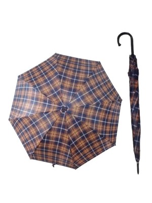 Guarda-Chuva Portaria Estampado Cabo Curvo 8 Varetas Duplas 75cm Resistente e Elegante para Máxima Proteção em Dias de Chuva