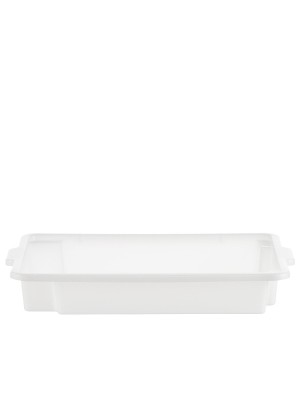 Caixa Retangular Multiuso 12 Litros Branca Sem Tampa Rischioto Organização Doméstica