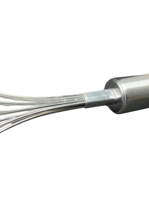 Batedor de Claras em Aço Inox 28cm Utensílio de Cozinha Resistente e Durável para Receitas, Sobremesas e Uso Profissional