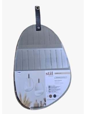 Espelho Decorativo 33x22cm com Design Sofisticado para Ampliar e Iluminar Ambientes