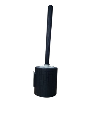 Escova Sanitária Redonda 10,5x41cm com Cabo Longo e Cerdas Resistentes para Limpeza de Banheiro