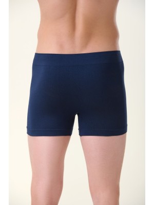 Cueca Boxer Adulto Marinho M Sem Costura com Conforto Anatômico, Tecido Respirável e Elasticidade Premium para Uso Diário