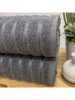 Toalha de Banho Felpuda Comfort Cinza 70x140cm Alta Absorção Toque Macio Conforto para Uso Diário