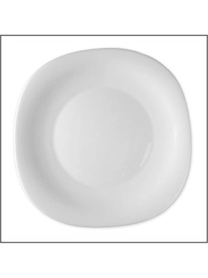 PRATO DE VIDRO  QUADRADO FUNDO BOREAL 22CM EI BRASIL