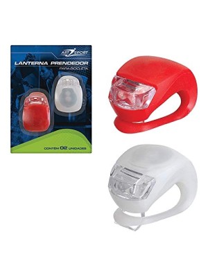 LANTERNA PRENDEDOR DE BICICLETA C/2 PEÇAS