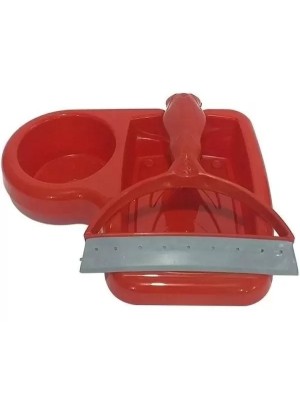 PORTA DETERGENTE KIT C/ RODINHO VERMELHO UN. KEITA