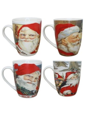 CANECA DE CERAMICA NATALINA 350ML UN. MARCIANA